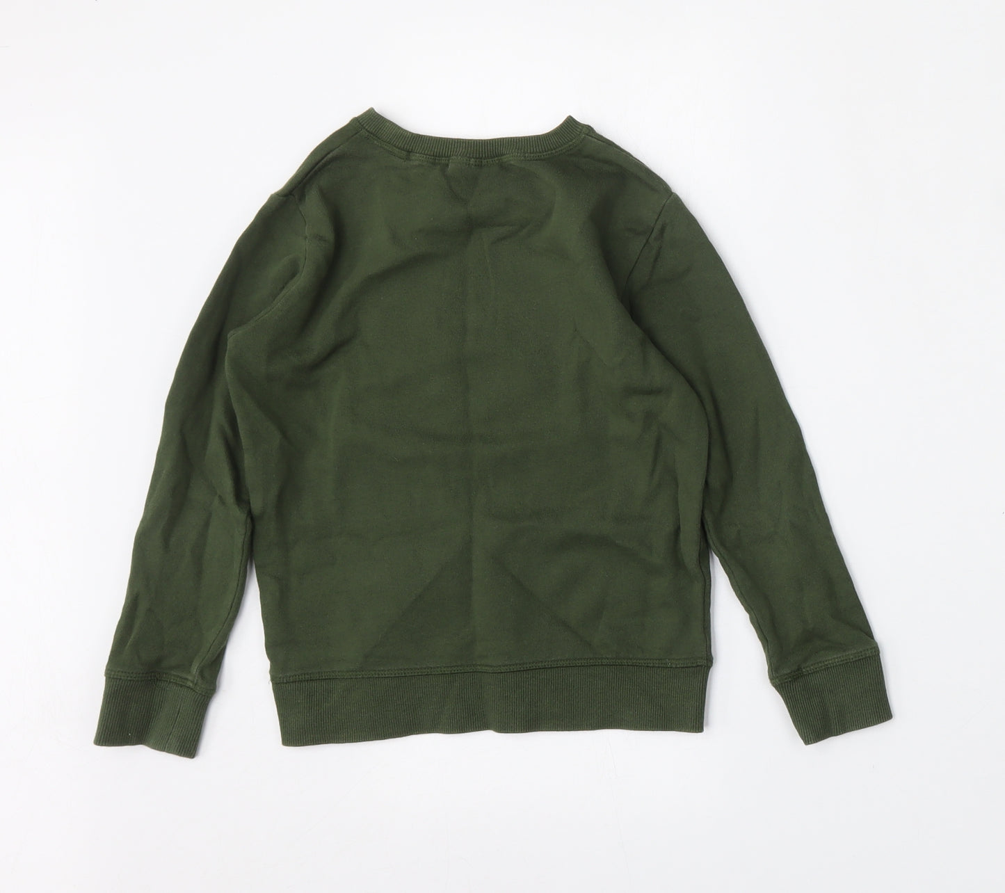 NEXT Boys Green  Cotton Pullover Sweatshirt Size 5-6 Years