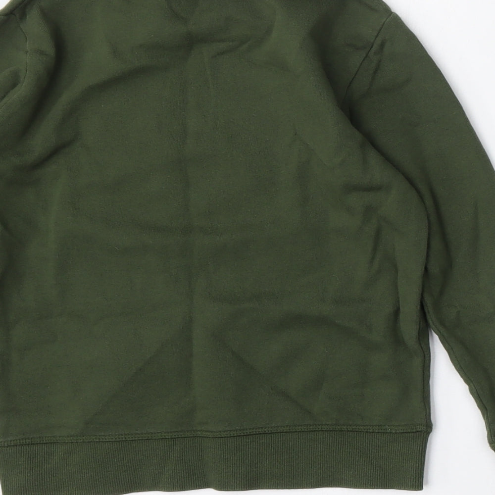NEXT Boys Green  Cotton Pullover Sweatshirt Size 5-6 Years