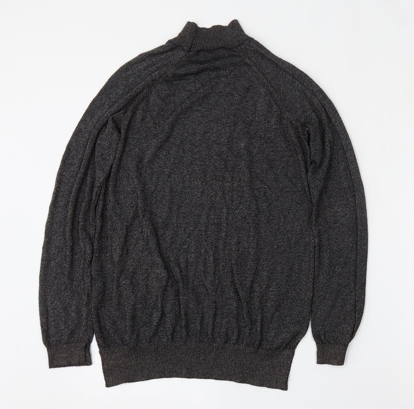 F&F Womens Black Round Neck  Viscose Pullover Jumper Size 10
