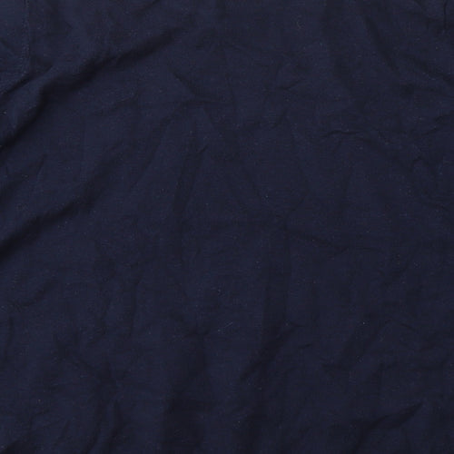NEXT Womens Blue Round Neck  Cotton Pullover Jumper Size 14