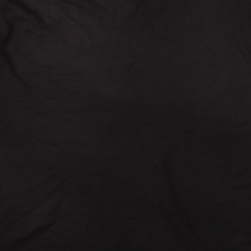BHS Womens Black V-Neck  Acrylic Pullover Jumper Size L
