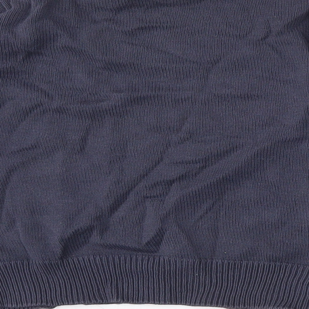 TOM TAILOR Boys Blue Round Neck  Cotton Pullover Jumper Size 3-4 Years