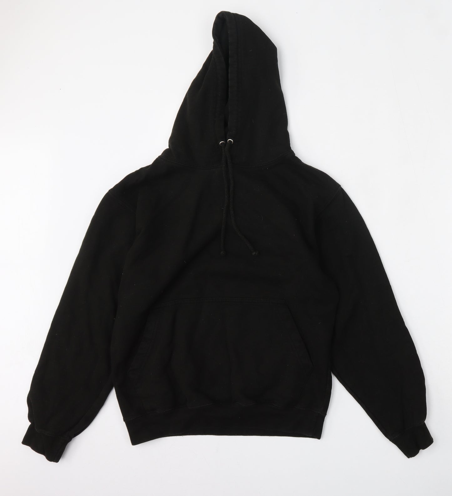 Awdis Womens Black  Cotton Pullover Hoodie Size S   - James Charles Merchandise