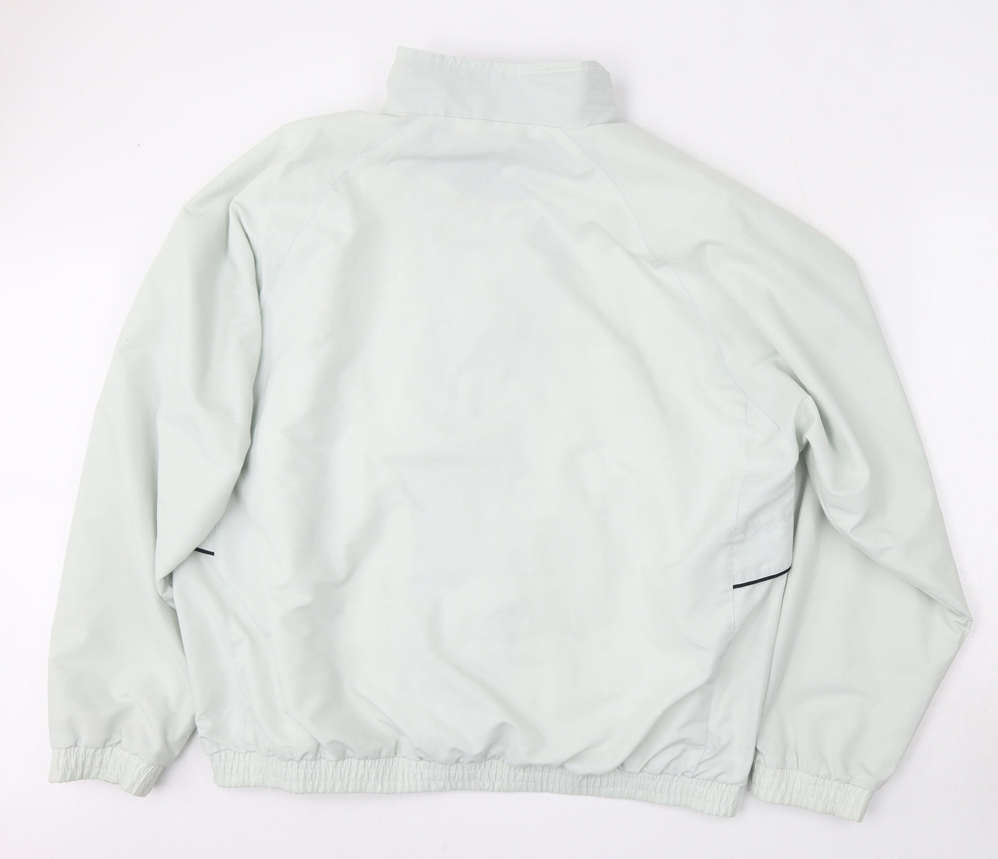 Reebok Mens Green   Windbreaker Jacket Size XL  Zip