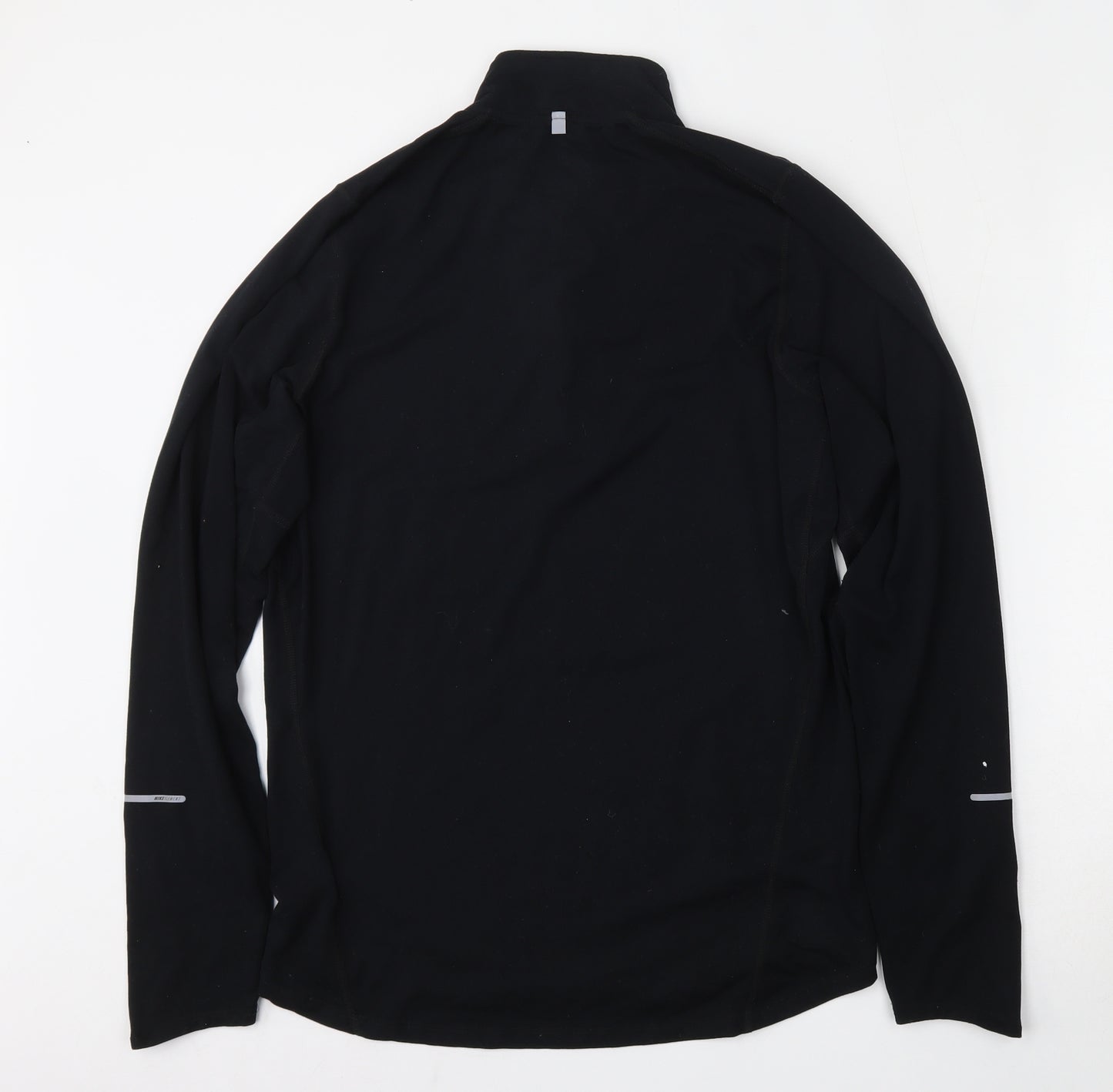 Nike Mens Black  Polyester Pullover Sweatshirt Size S