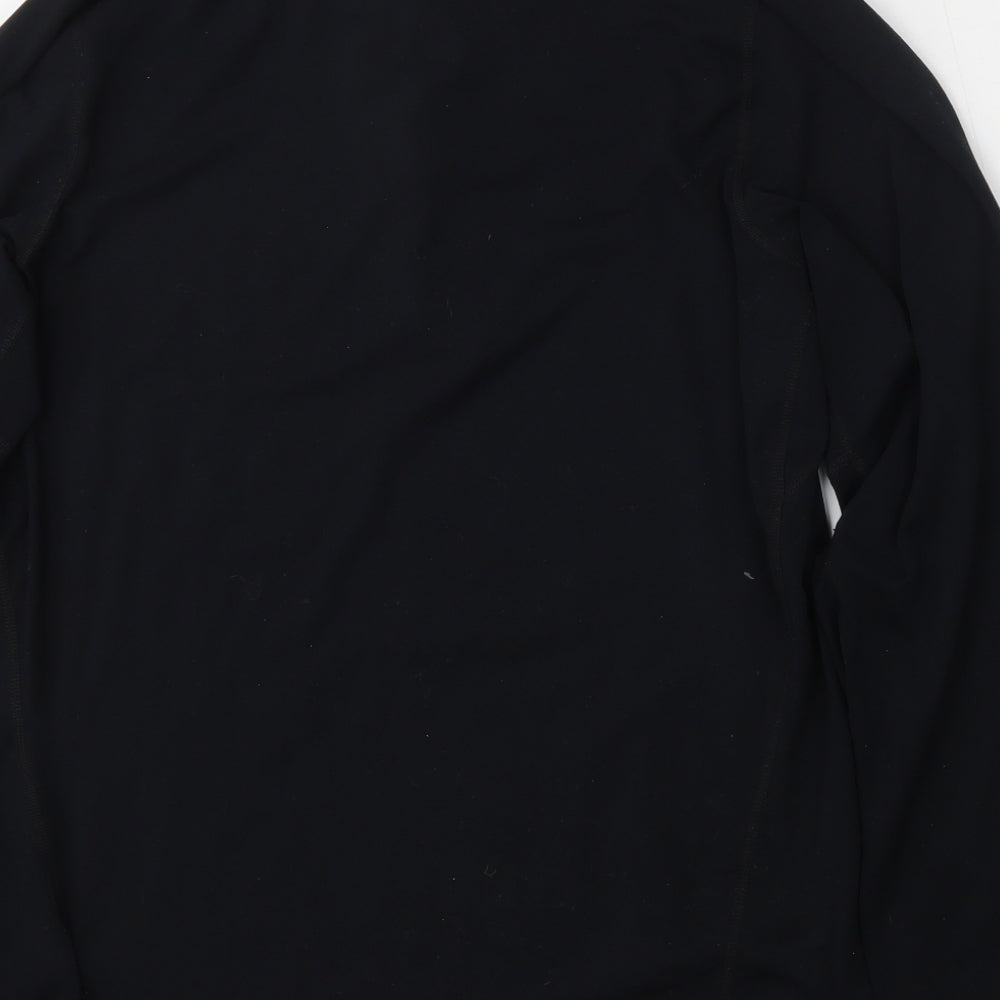 Nike Mens Black  Polyester Pullover Sweatshirt Size S