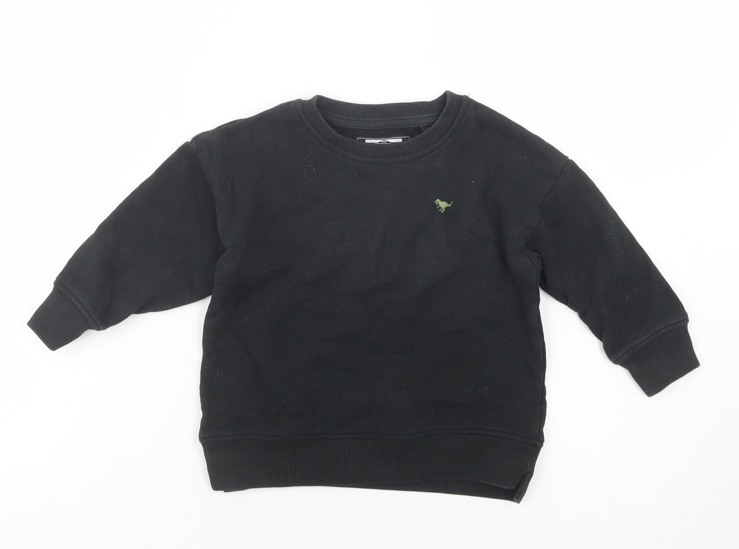 NEXT Baby Black  Cotton Pullover Jumper Size 18-24 Months  Pullover