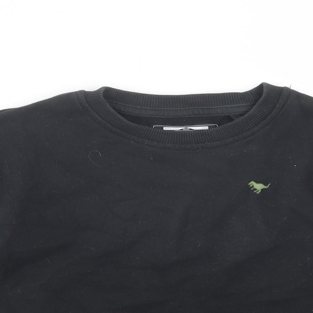 NEXT Baby Black  Cotton Pullover Jumper Size 18-24 Months  Pullover