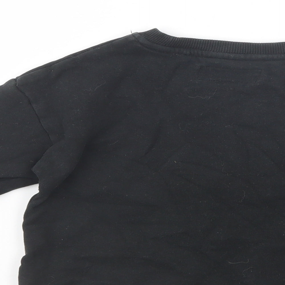 NEXT Baby Black  Cotton Pullover Jumper Size 18-24 Months  Pullover