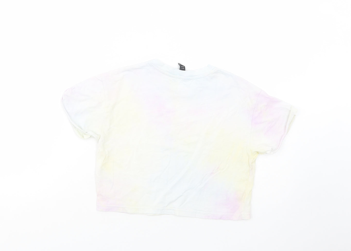 New Look Girls Multicoloured  Cotton Pullover T-Shirt Size 9 Years Crew Neck Pullover - Sorry Not Sorry