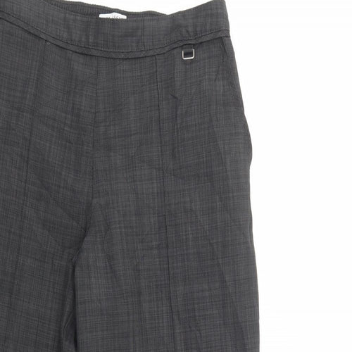 Marks and Spencer Womens Grey  Polyester Dress Pants Trousers Size 10 L24 in Regular