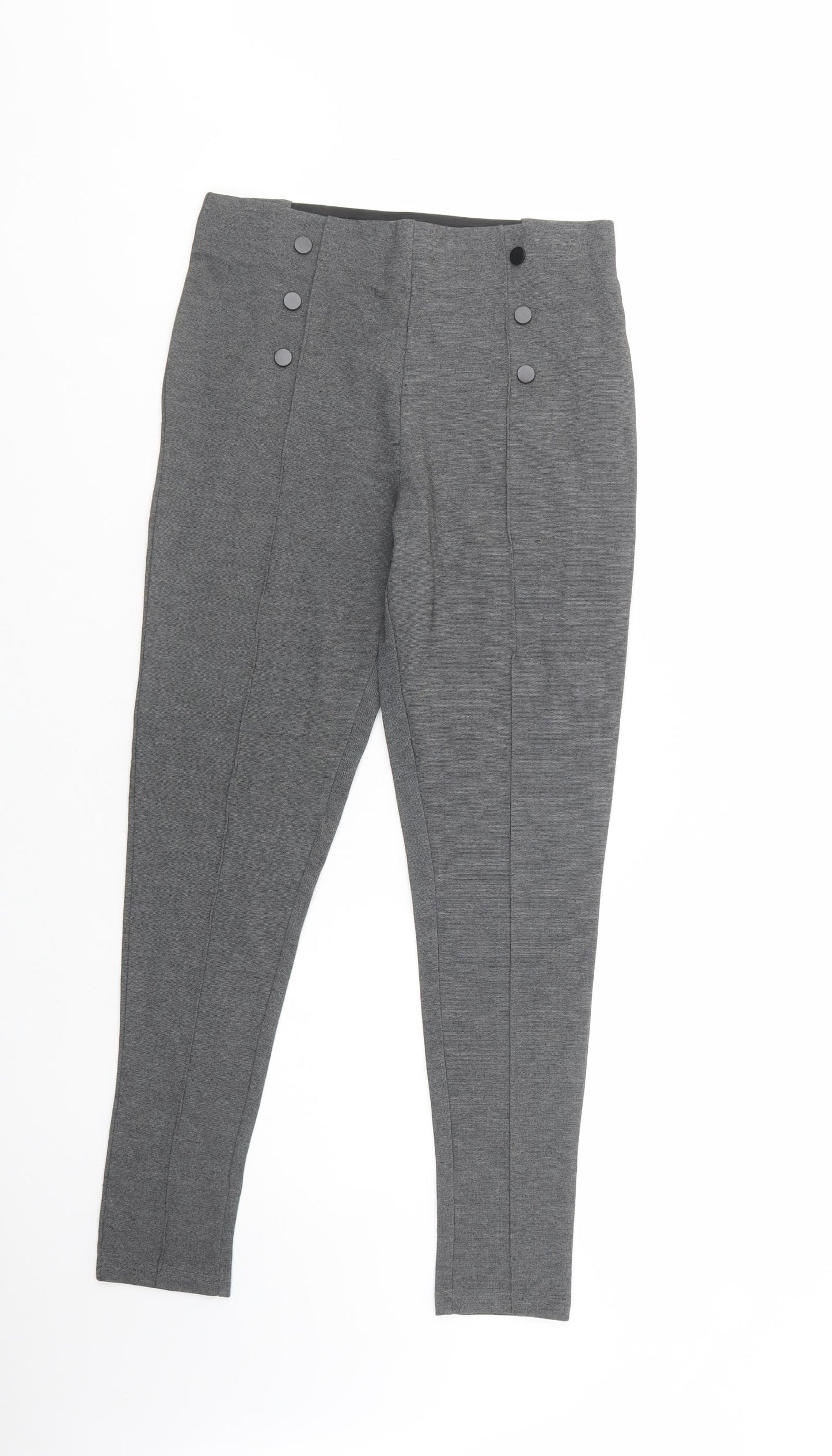 Primark Womens Grey  Viscose Jegging Leggings Size 10 L29 in