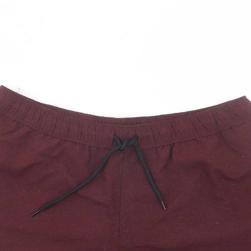 ASOS Womens Purple  Polyester Bermuda Shorts Size S L3 in Regular Drawstring