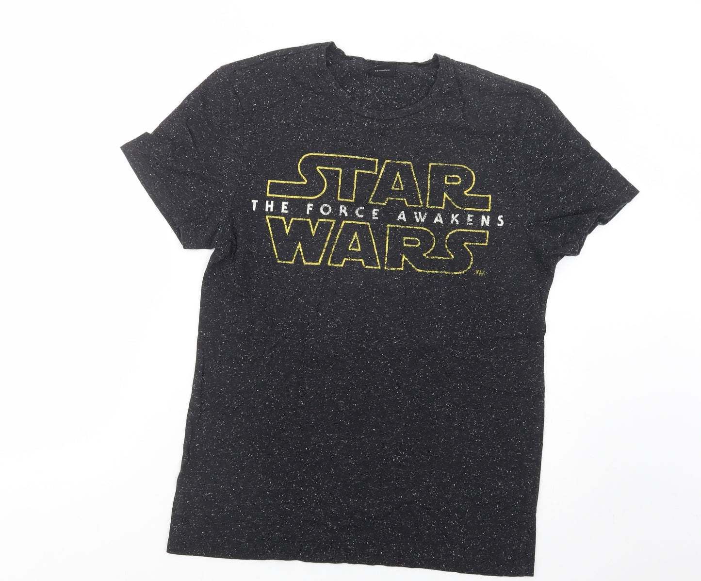 Star Wars Mens Grey  Cotton  T-Shirt Size M Crew Neck