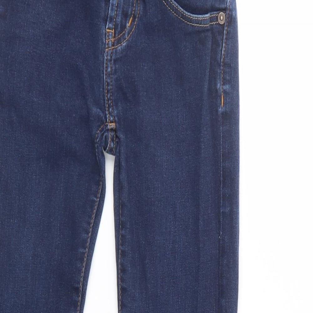Levi's Boys Blue  Cotton Skinny Jeans Size 10 Years  Regular Button
