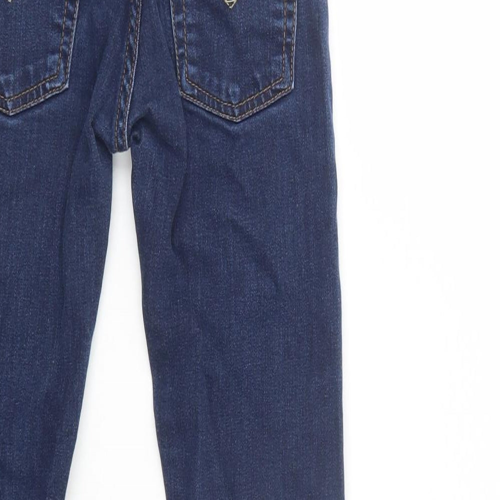 Levi's Boys Blue  Cotton Skinny Jeans Size 10 Years  Regular Button