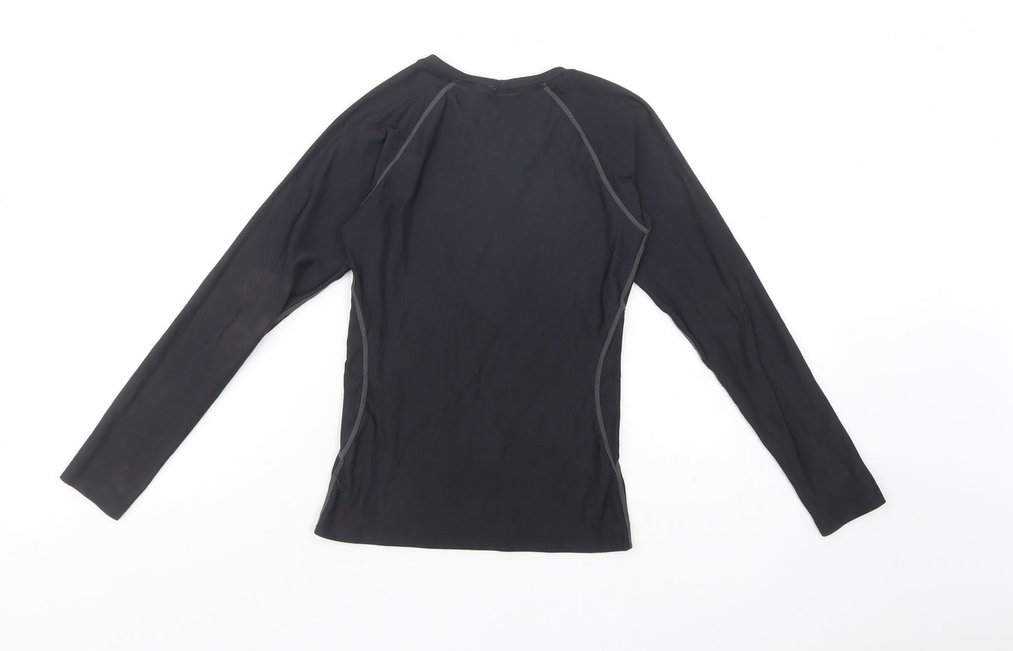 Dunnes Stores Boys Black  Nylon Pullover T-Shirt Size 8-9 Years Crew Neck Pullover