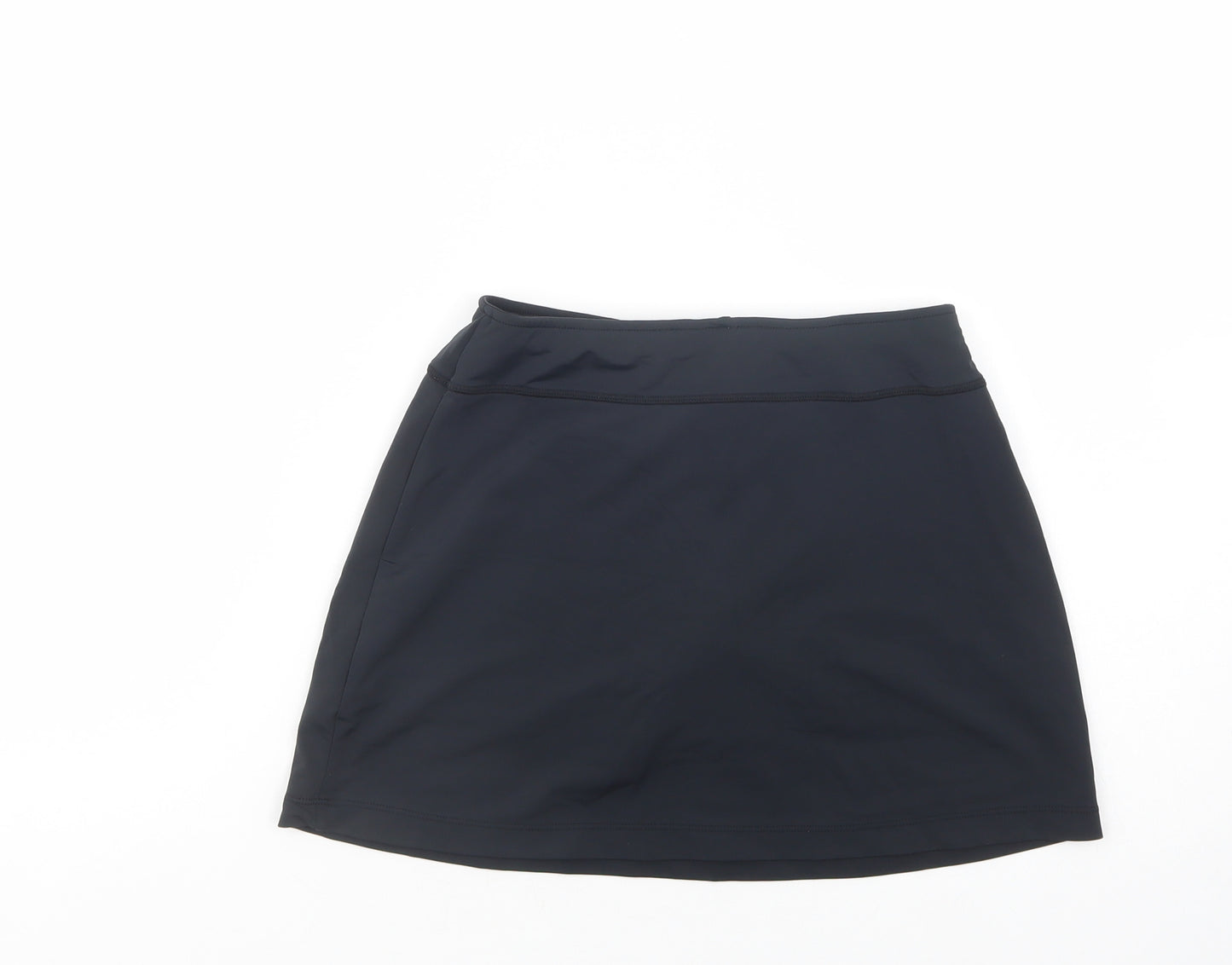 Canterbury Girls Black  Polyester Mini Skort Size 10 Years  Regular