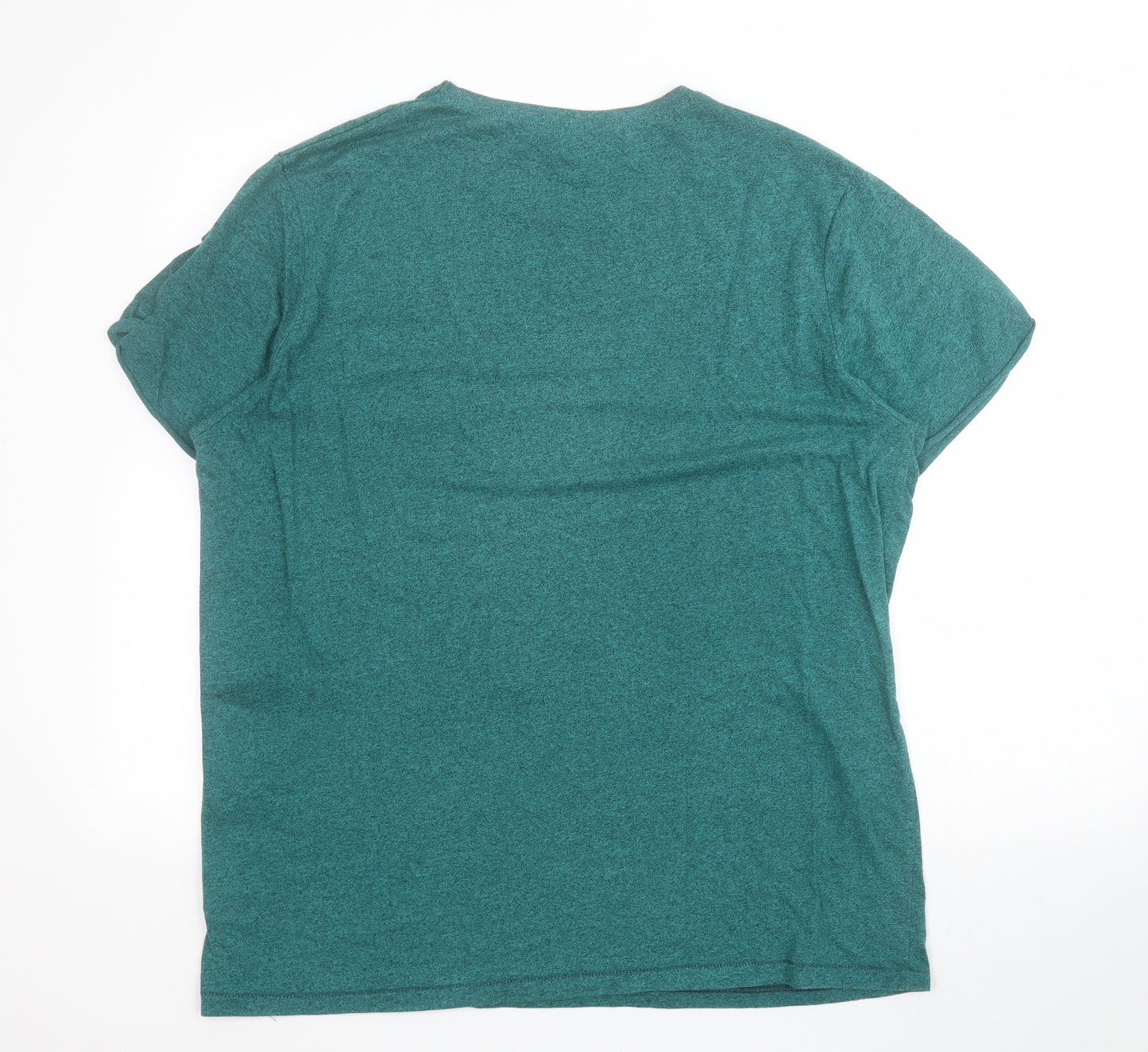 Primark Womens Green  Cotton Basic T-Shirt Size XL Crew Neck