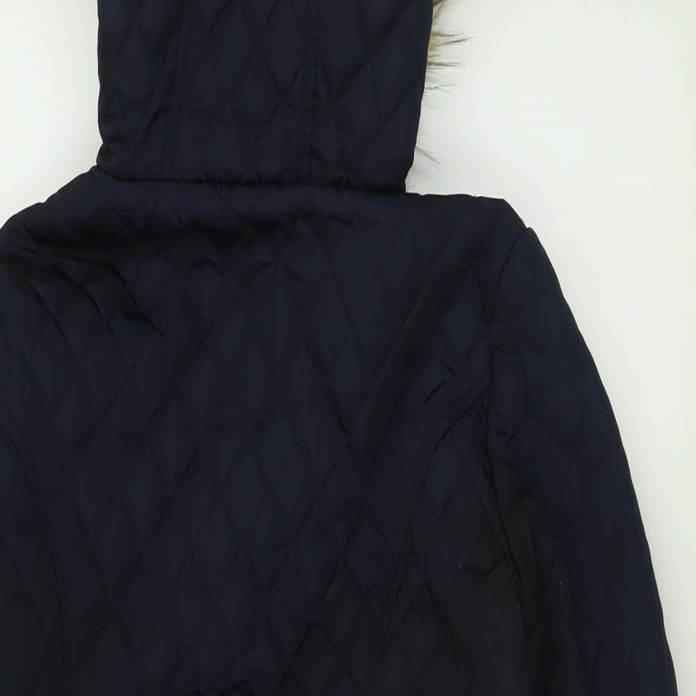 F&F Womens Blue   Jacket Coat Size 10  Zip