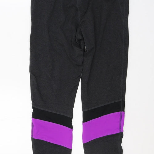 Dunnes Stores Womens Grey  Polyester Cropped Leggings Size M L22 in Regular Pullover