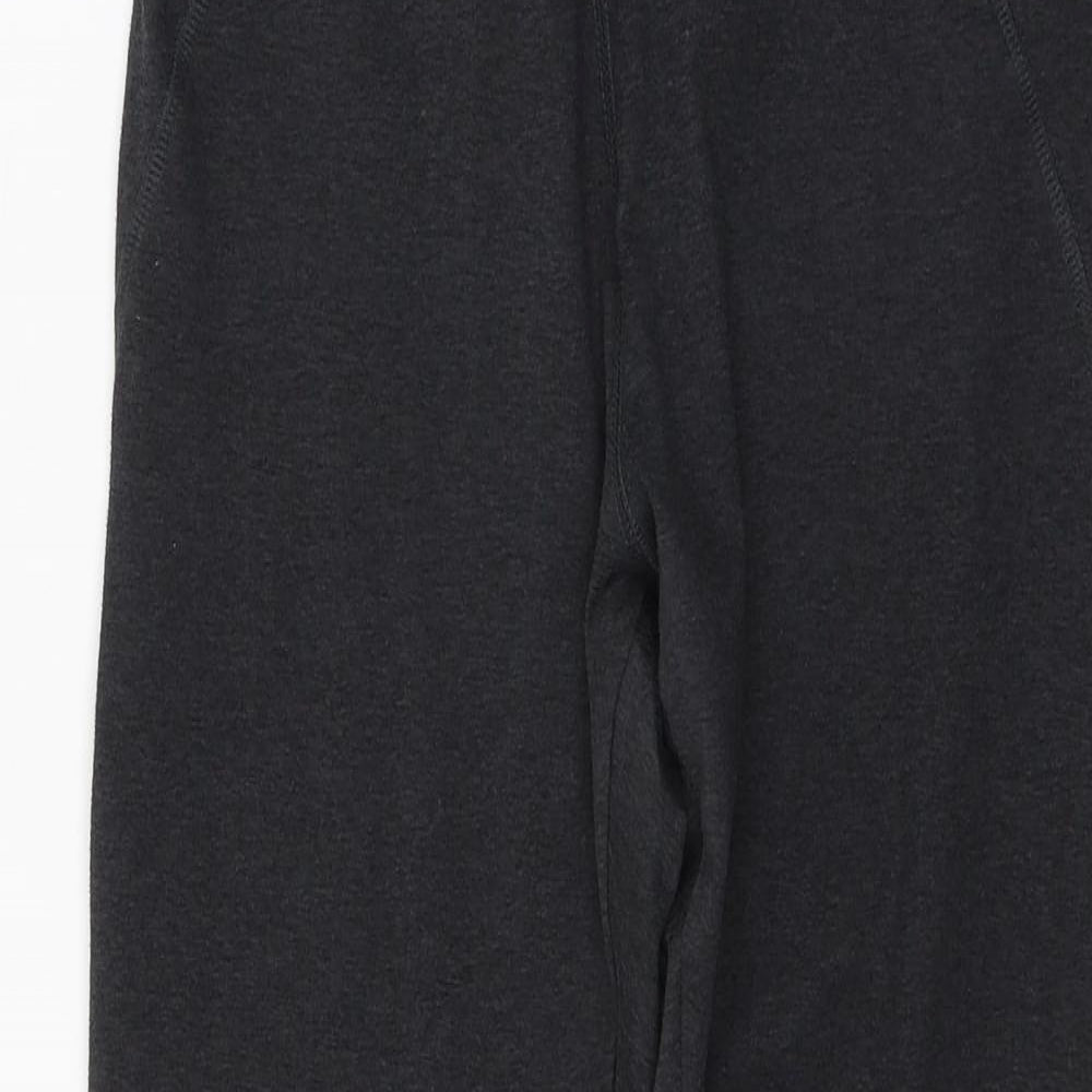 Dunnes Stores Womens Grey  Polyester Cropped Leggings Size M L22 in Regular Pullover