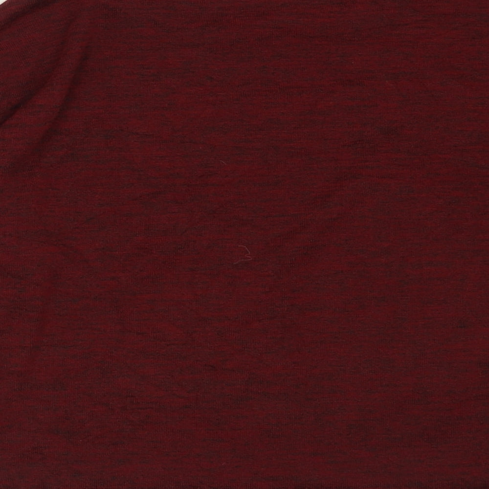 New Look Girls Red  Polyester Basic Casual Size 10-11 Years Crew Neck Pullover - Boston