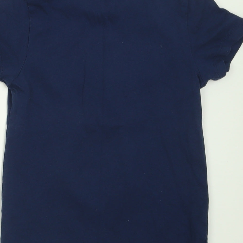 pep&co Boys Blue  Cotton Basic T-Shirt Size 3-4 Years Crew Neck Pullover - T-Rex