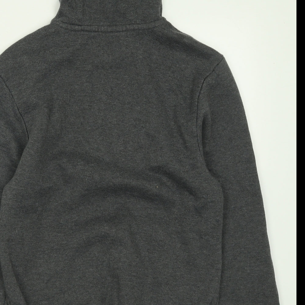 Slazenger Boys Grey  Cotton Pullover Hoodie Size 7-8 Years  Pullover