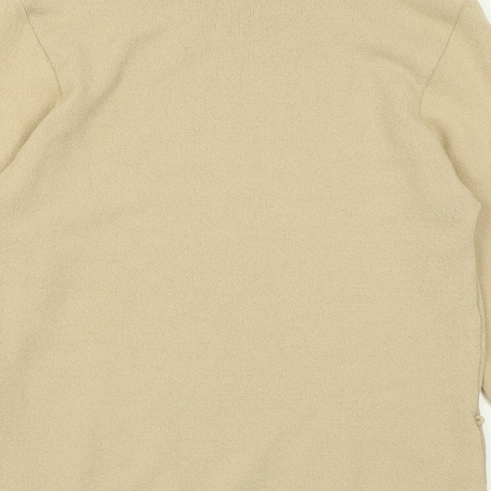 George Womens Brown Roll Neck  Acrylic Pullover Jumper Size 12
