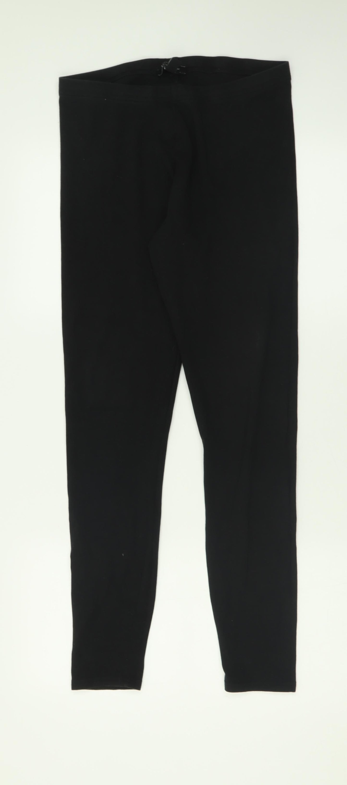 New Look Womens Black  Cotton Capri Trousers Size 12 L30 in Regular