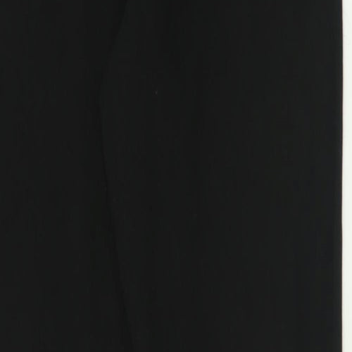 New Look Womens Black  Cotton Capri Trousers Size 12 L30 in Regular