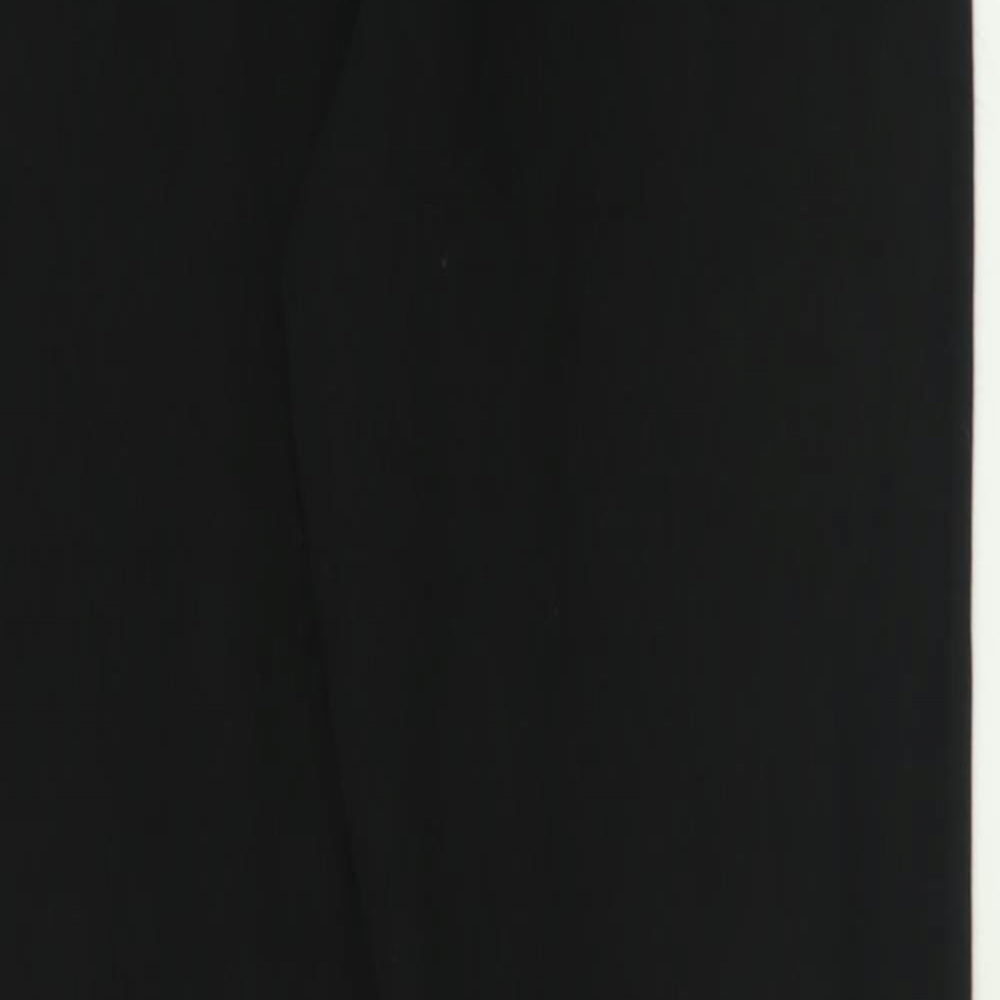 New Look Womens Black  Cotton Capri Trousers Size 12 L30 in Regular