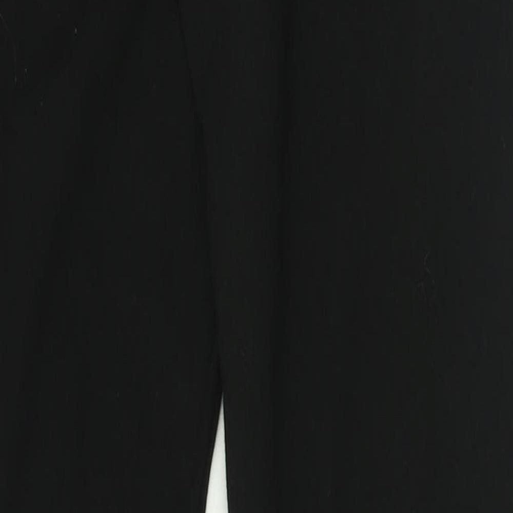 New Look Womens Black  Cotton Capri Trousers Size 12 L30 in Regular