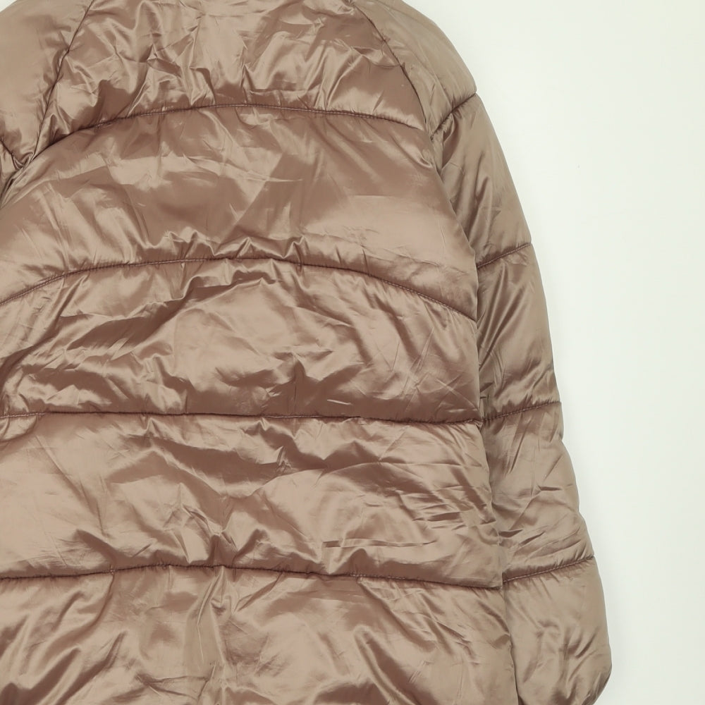NEXT Girls Pink   Basic Coat Coat Size 9 Years  Zip