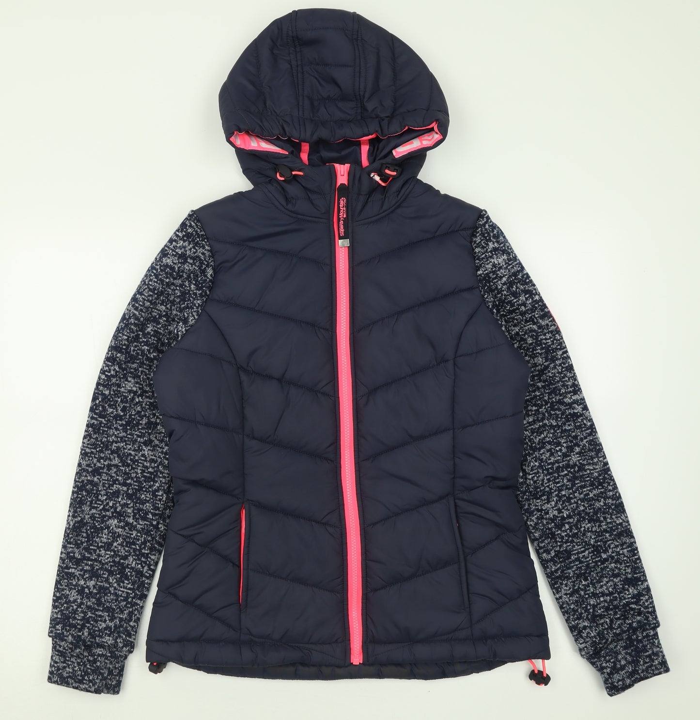 Superdry Womens Blue   Jacket  Size 10  Zip