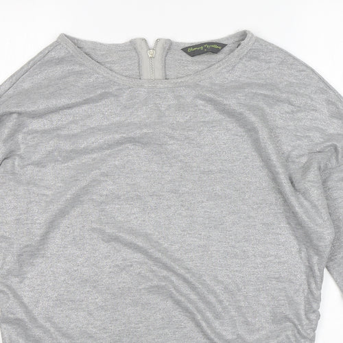 Blooming Marvellous Womens Grey Round Neck  Polyester Pullover Jumper Size 8