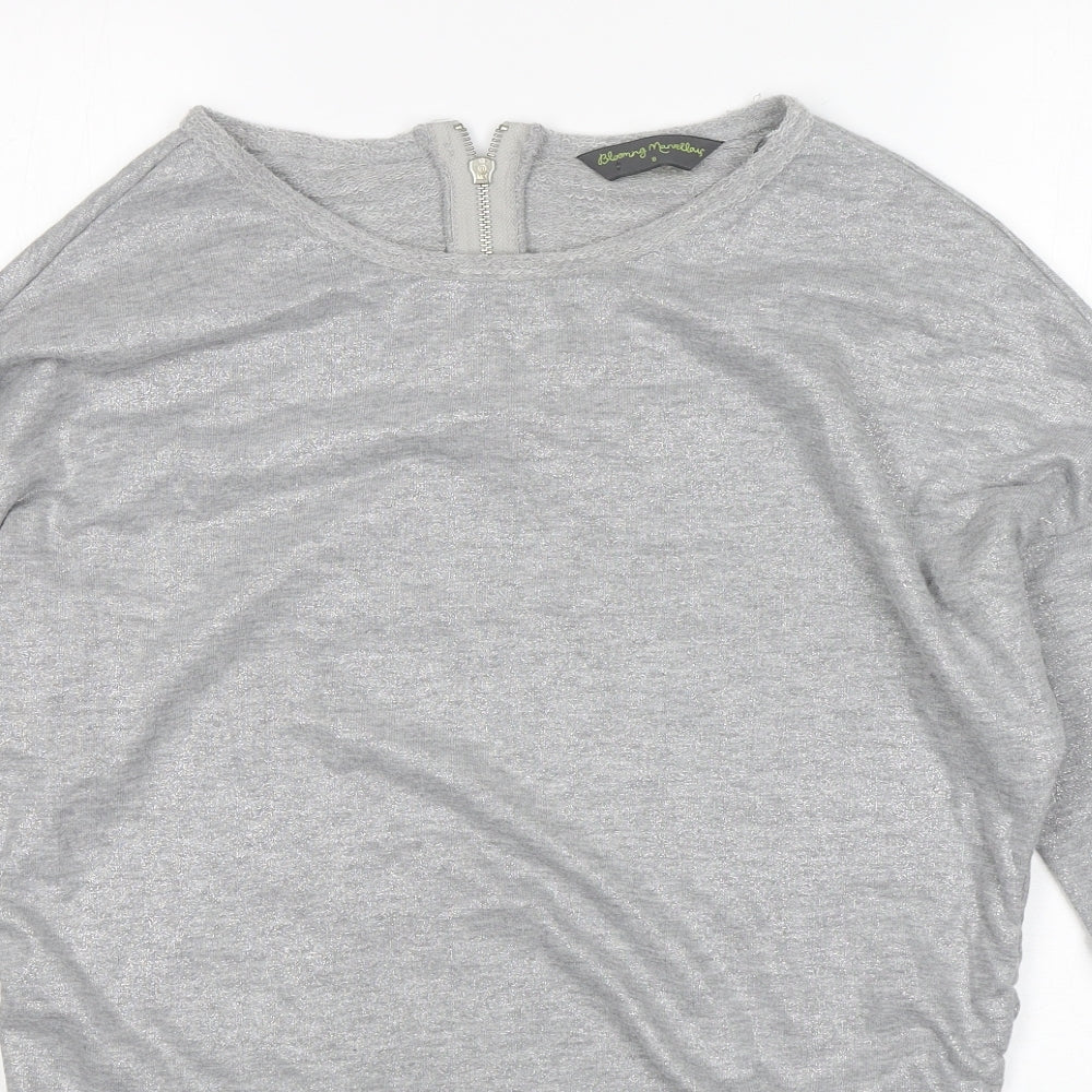 Blooming Marvellous Womens Grey Round Neck  Polyester Pullover Jumper Size 8