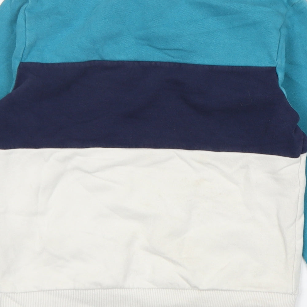 George Boys Multicoloured Colourblock Cotton Pullover Sweatshirt Size 8-9 Years  Pullover