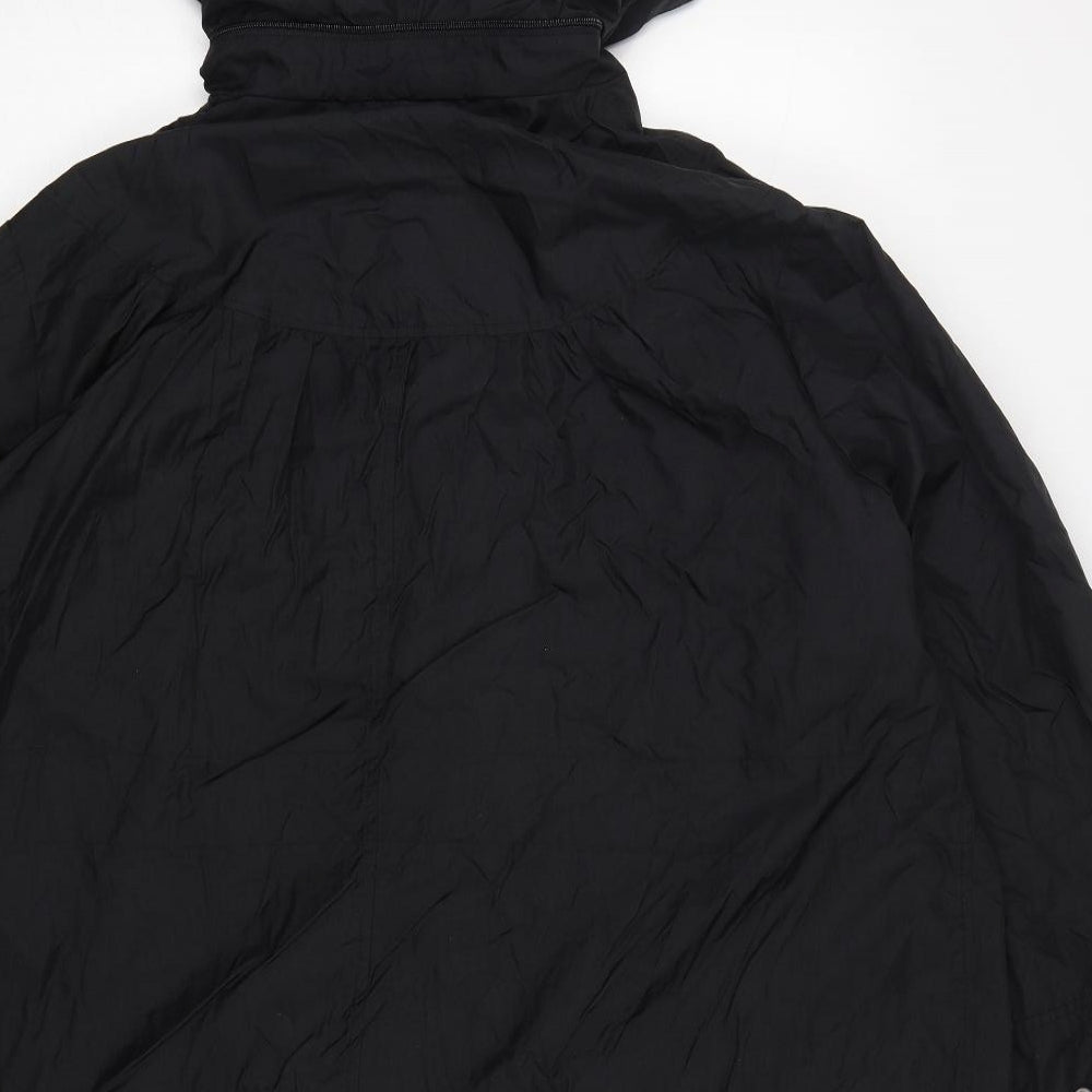 Ann Harvey Womens Black   Rain Coat Coat Size 20  Zip