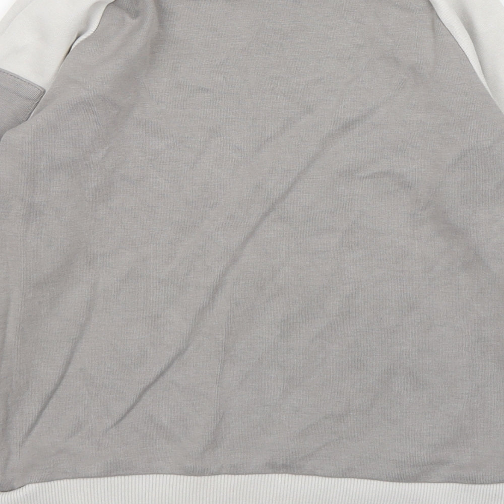 F&F Boys Grey  Cotton Pullover Sweatshirt Size 7-8 Years  Pullover