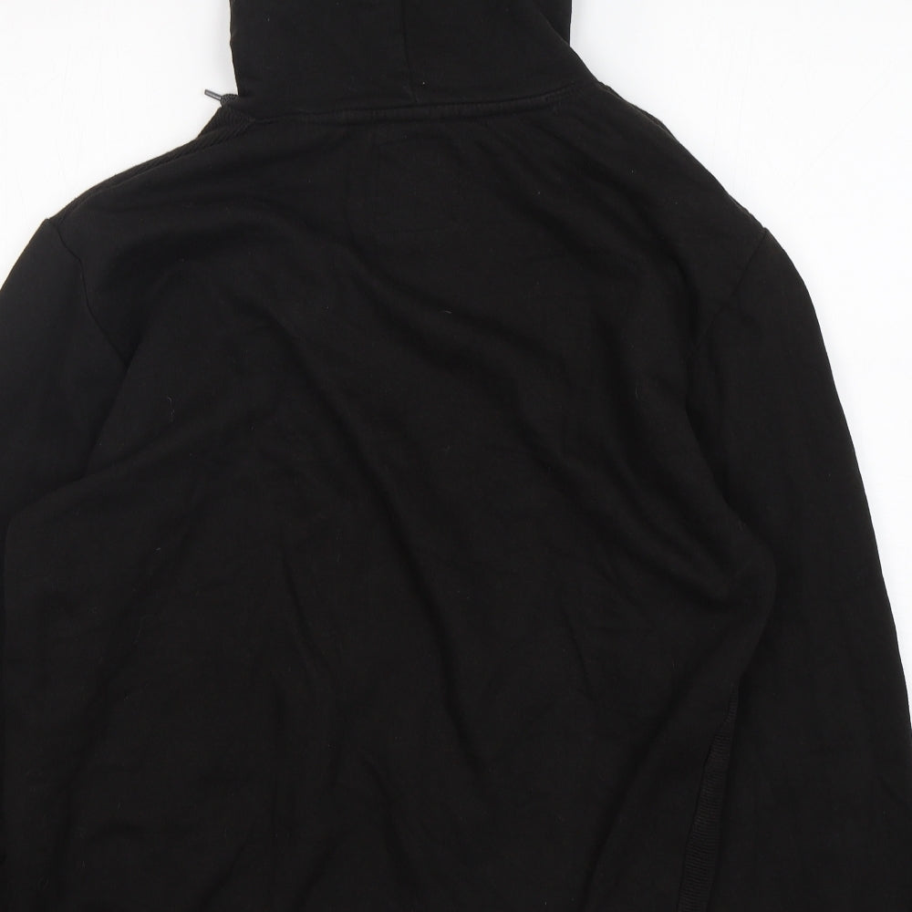 Lee Cooper  Mens Black  Cotton Pullover Hoodie Size XL
