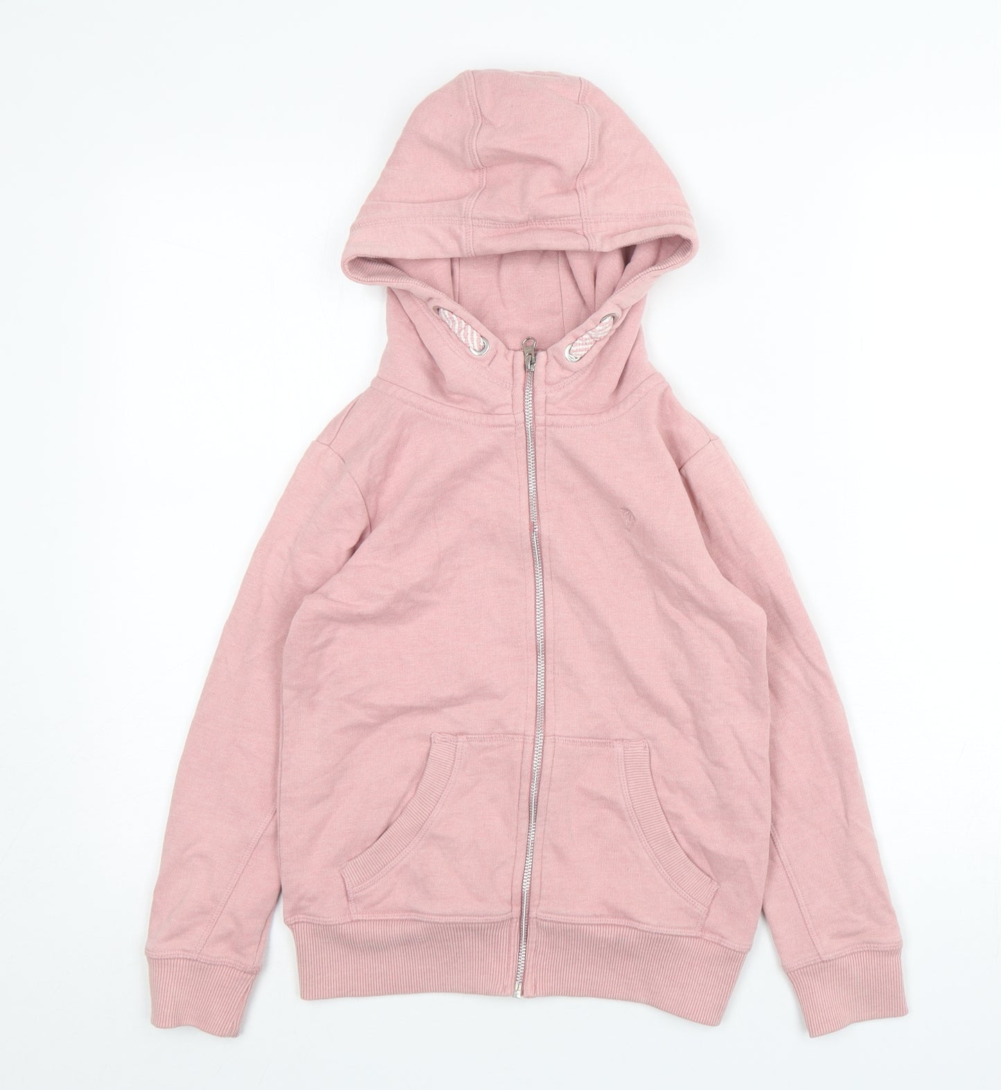 NEXT Girls Pink  Cotton Full Zip Hoodie Size 9 Years
