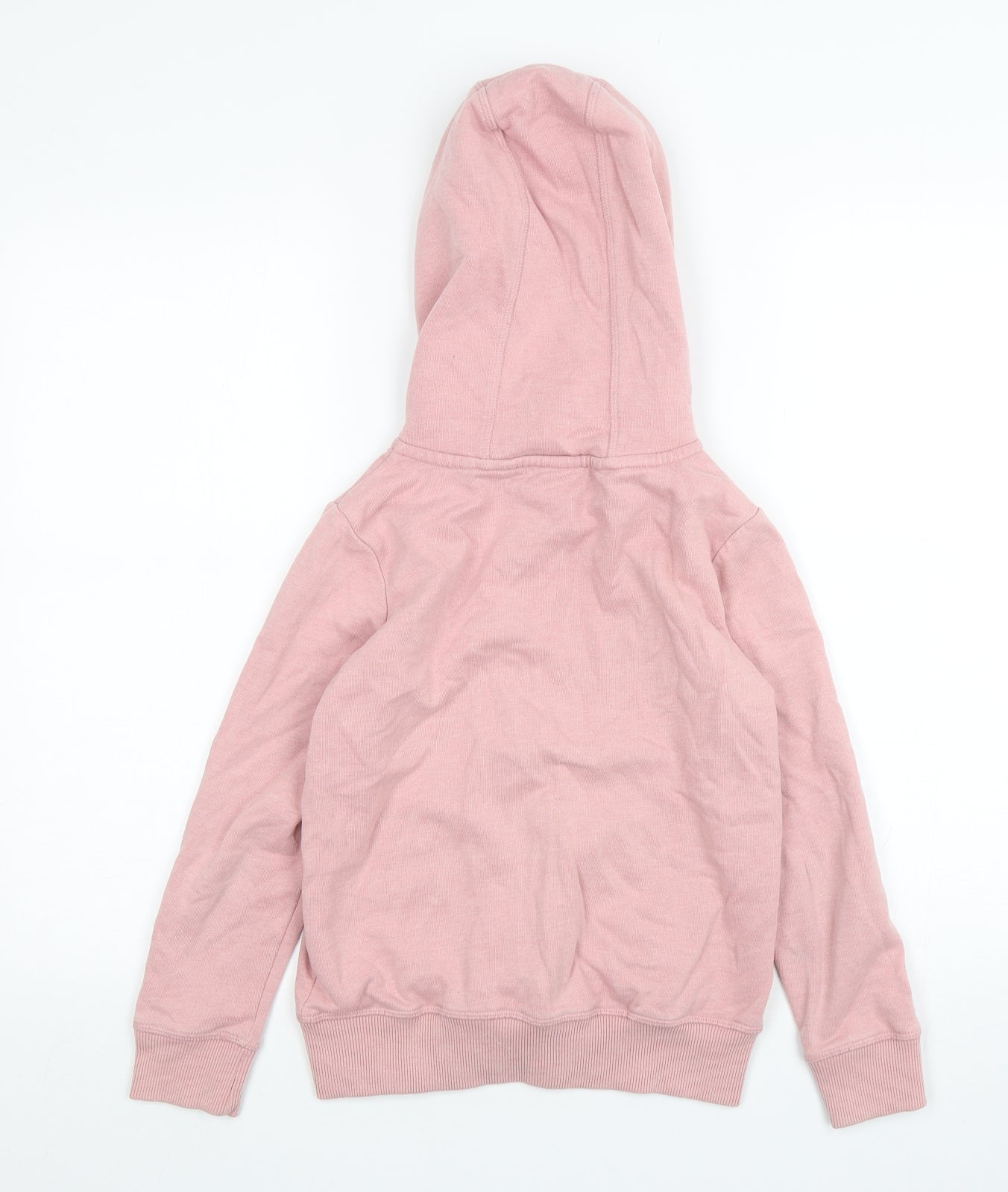 NEXT Girls Pink  Cotton Full Zip Hoodie Size 9 Years