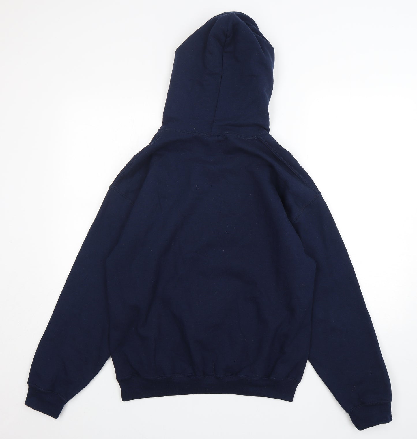 Gildan Mens Blue  Cotton Pullover Hoodie Size M