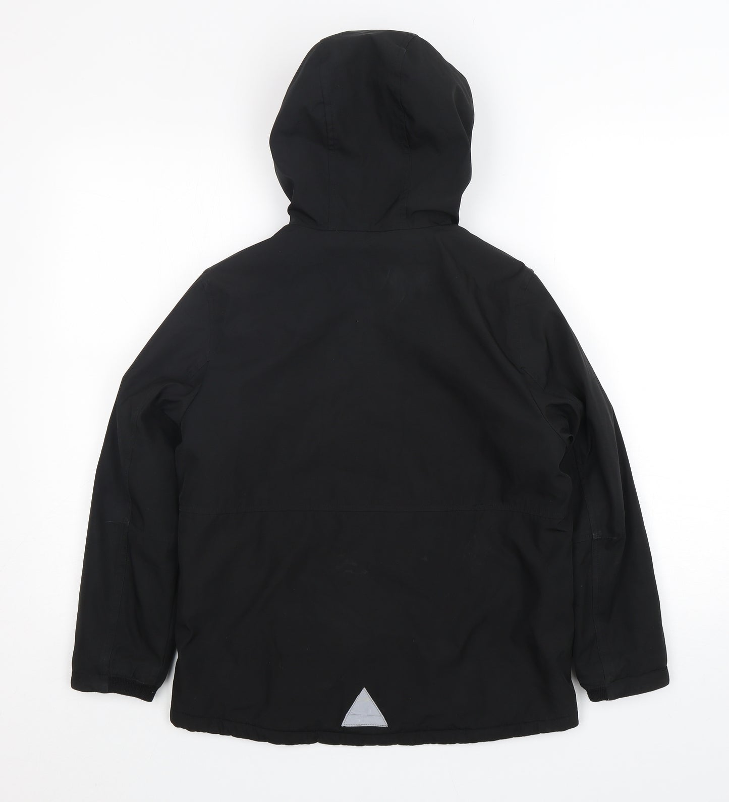 George Boys Black   Rain Coat Coat Size 9-10 Years  Zip