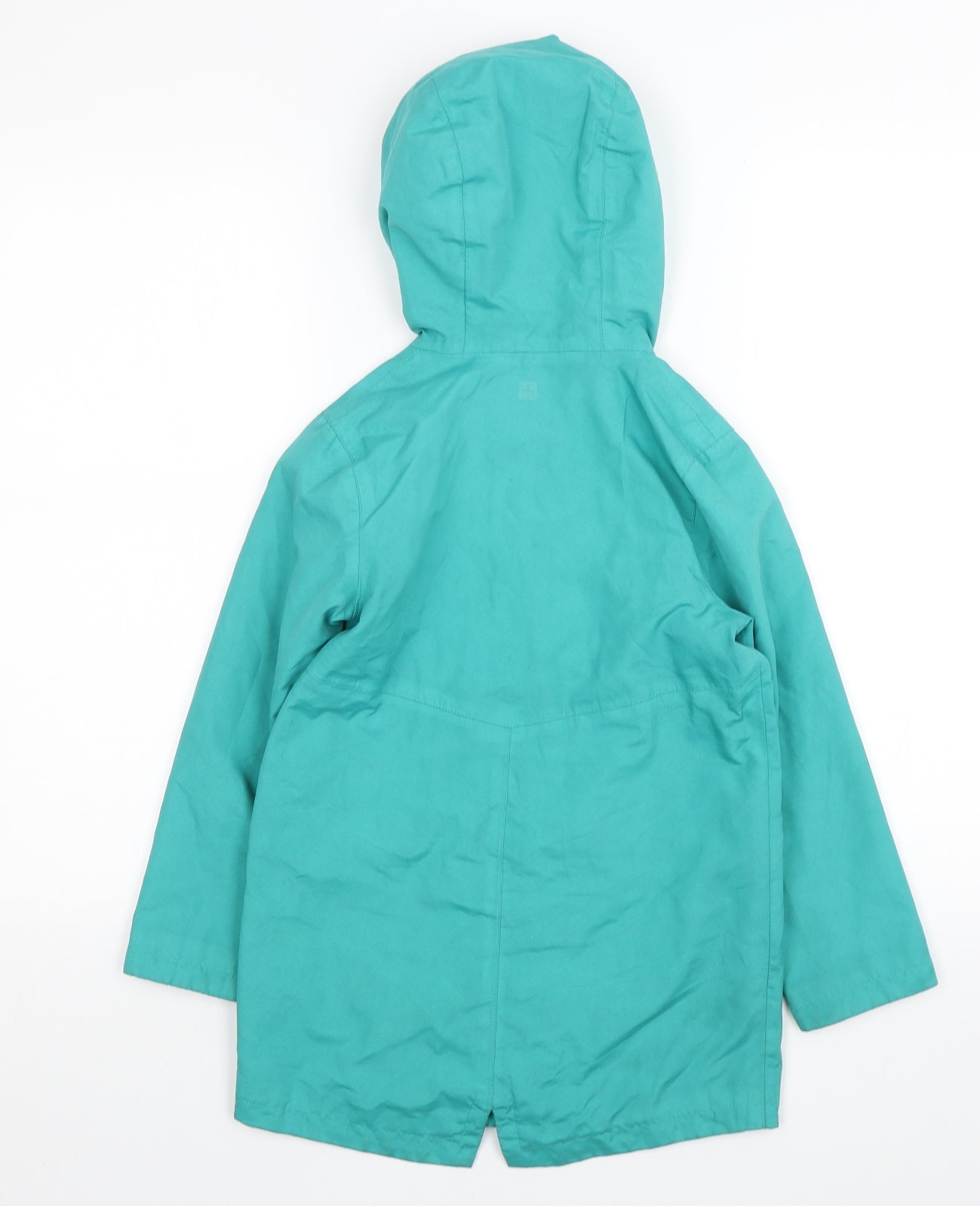 Mountain Warehouse Girls Green   Rain Coat Coat Size 7-8 Years