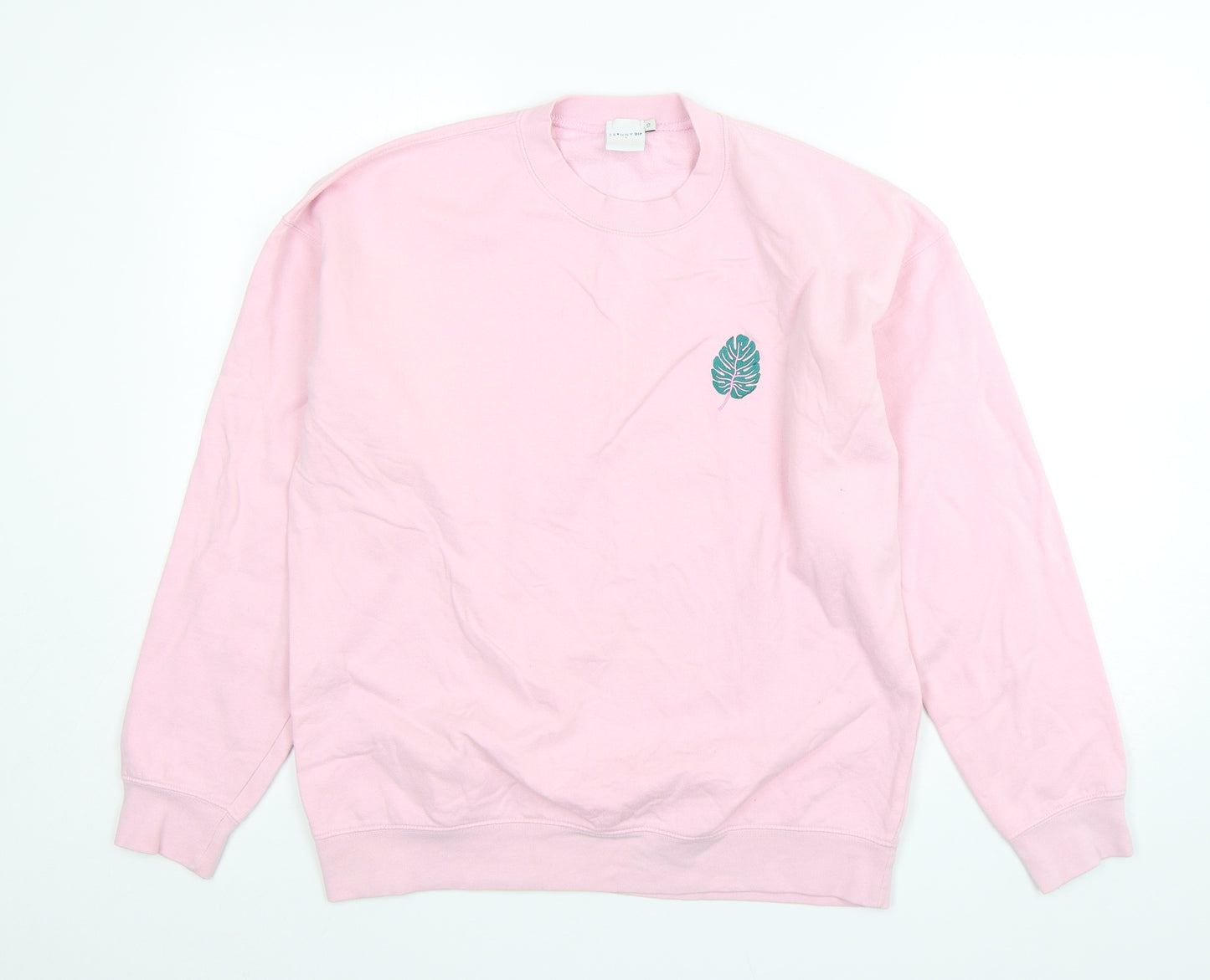 Skinny Dip Womens Pink  Cotton Pullover Sweatshirt Size 10  Pullover