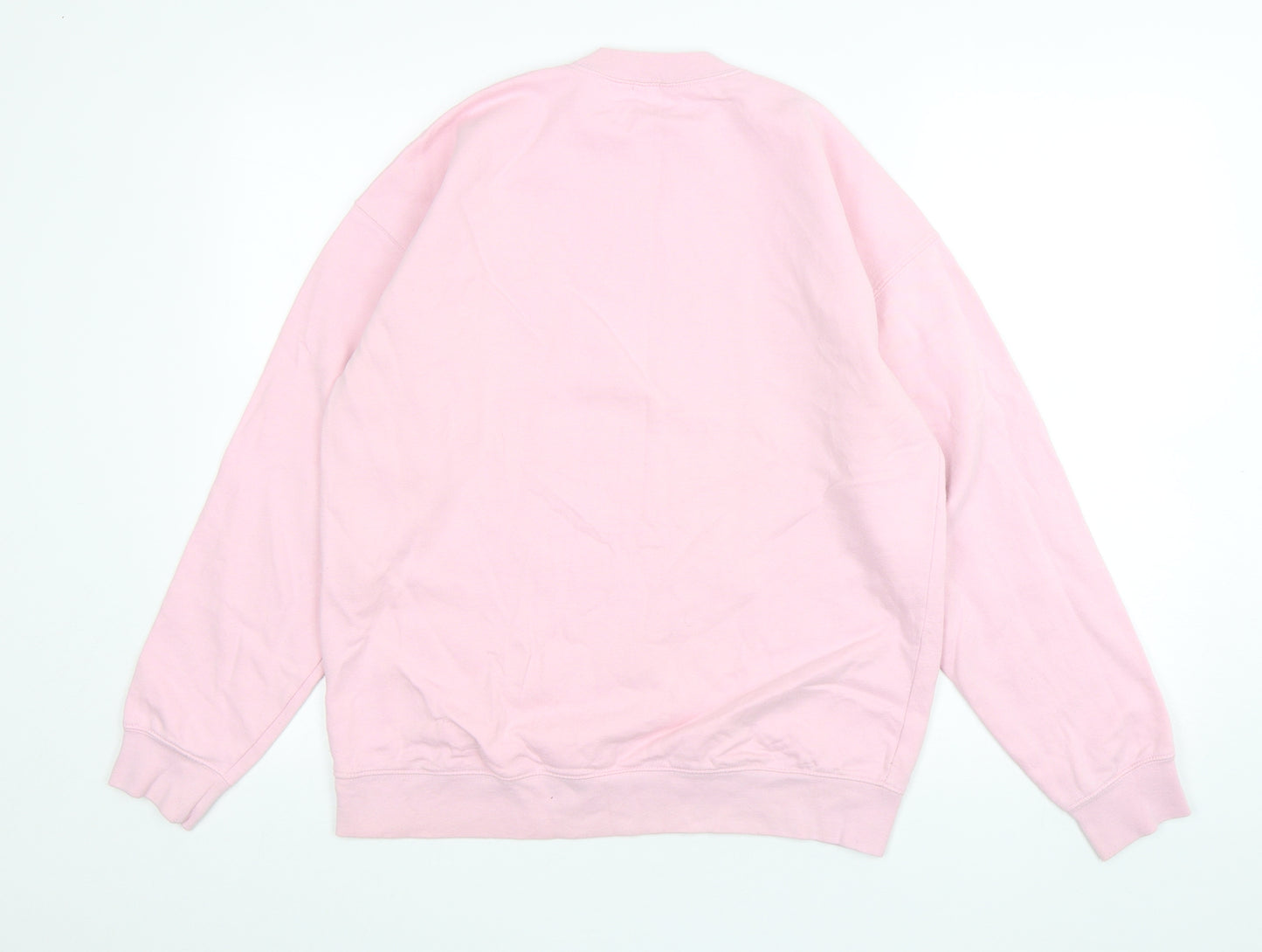 Skinny Dip Womens Pink  Cotton Pullover Sweatshirt Size 10  Pullover