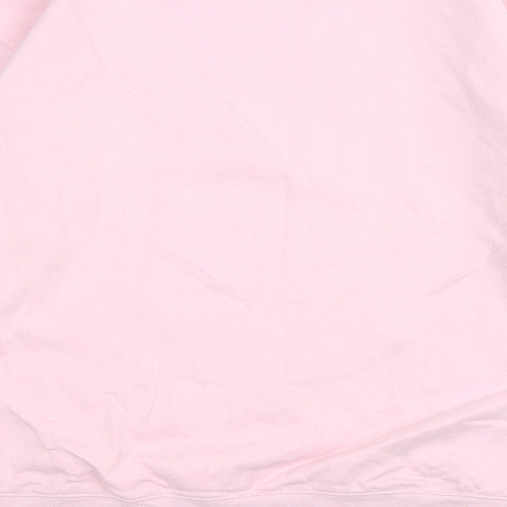 Skinny Dip Womens Pink  Cotton Pullover Sweatshirt Size 10  Pullover